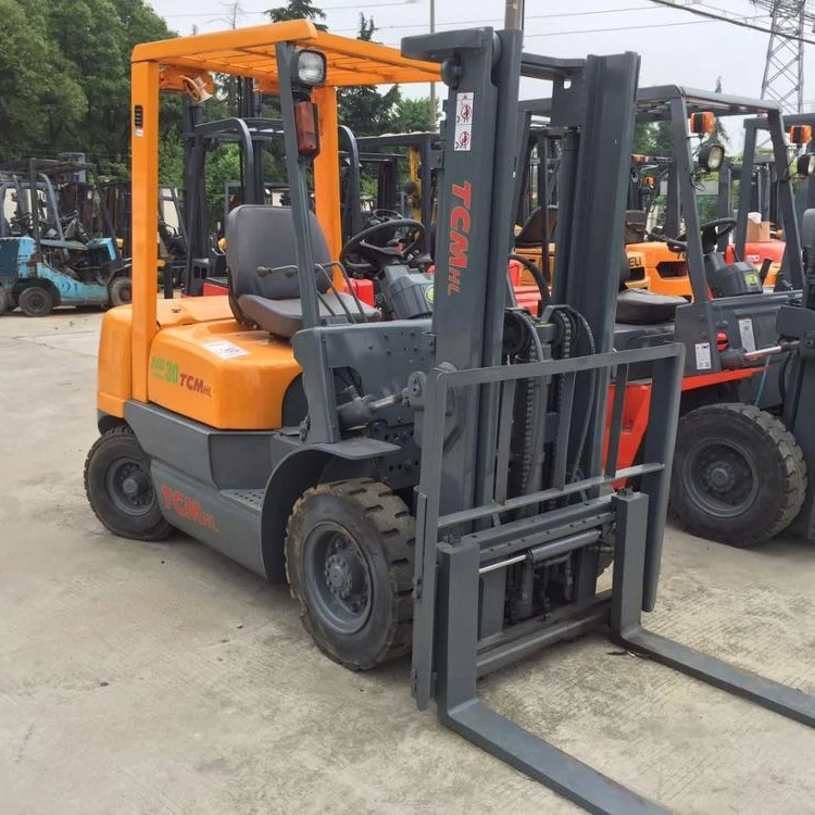 Used TCM 3TON forklift Used Condition TCM FD30 3TON 5TON Diesel Forklift