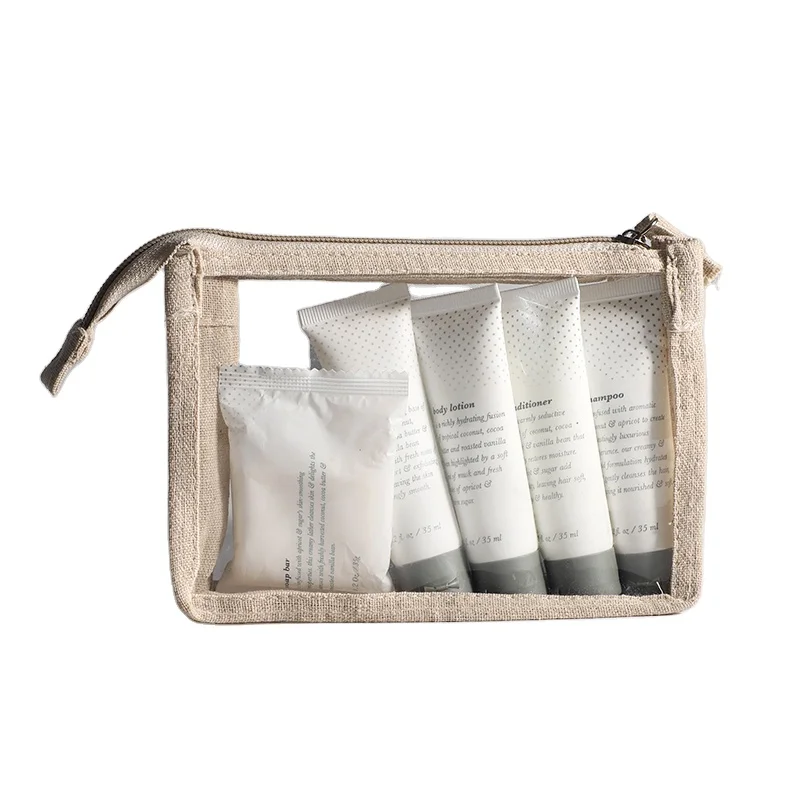 Hotel Supplies Amenities Set Toiletries Bathroom Set Sanitary Bag With Logo