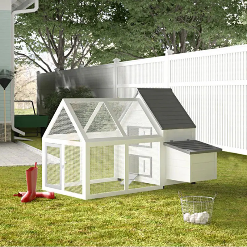 Chinese Manufacture Wholesale Small Animal House Wooden Chicken Coop with  Runway