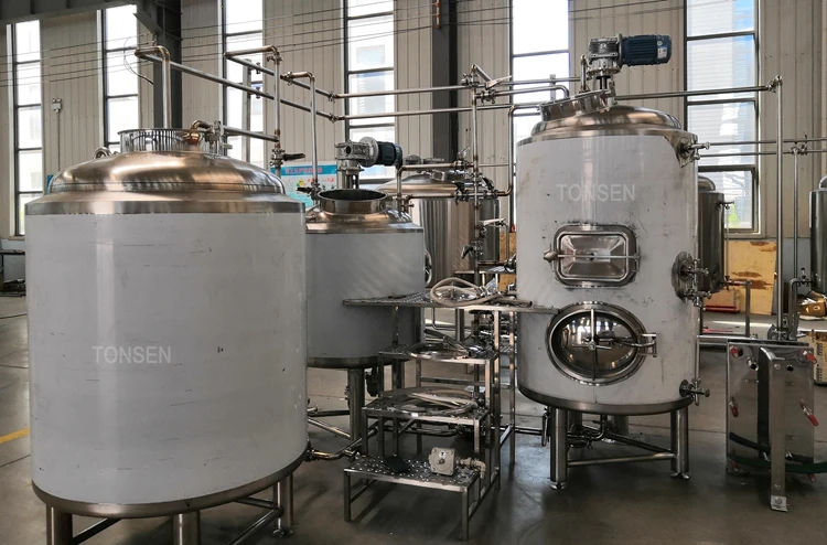  3bbl 5bbl 7bbl 10bbl оборудование для пивоварни из нержавеющей стали проект под ключ с паровой курткой