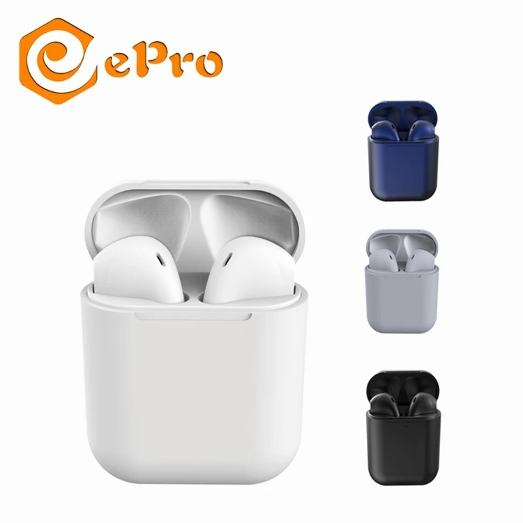 Inpods 12 ePro Touch управление Pop up окно подключения СПЦ 5,0 стерео мини беспроводной BT наушники для смартфонов