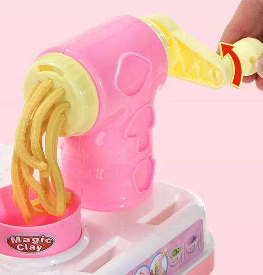  2 в 1 обучающая игрушка-робот playdough аксессуары инструменты diy лапши мощная машина для создания мороженого музыкальным светом играть обувь сапоги до середины голени с раковина