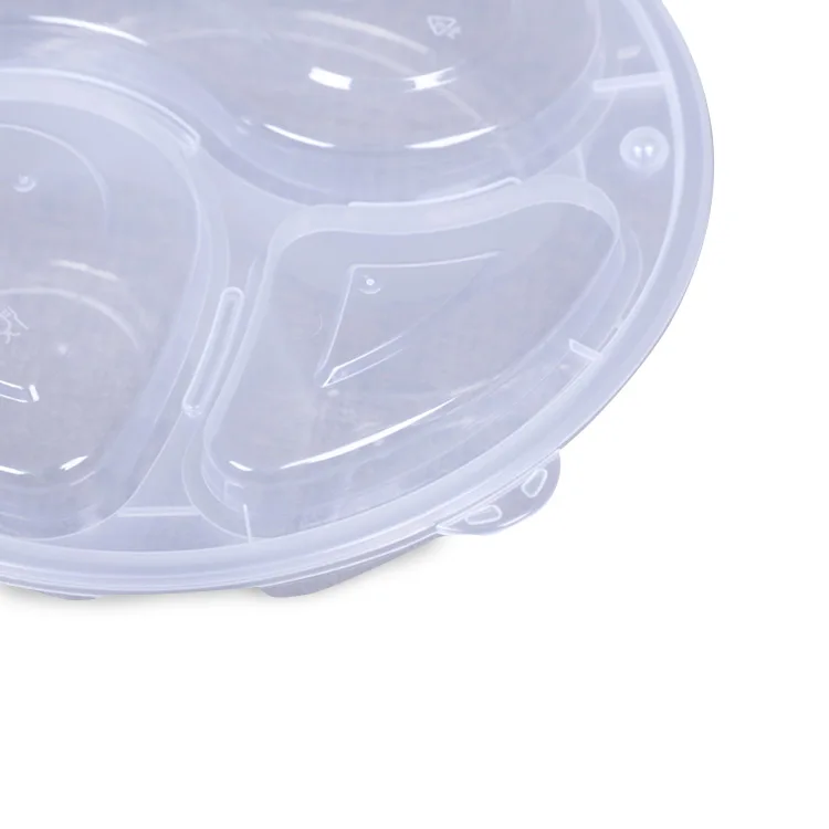 Transparent rectangular plastic lunch boxes, disposable takeaway plastic food containers