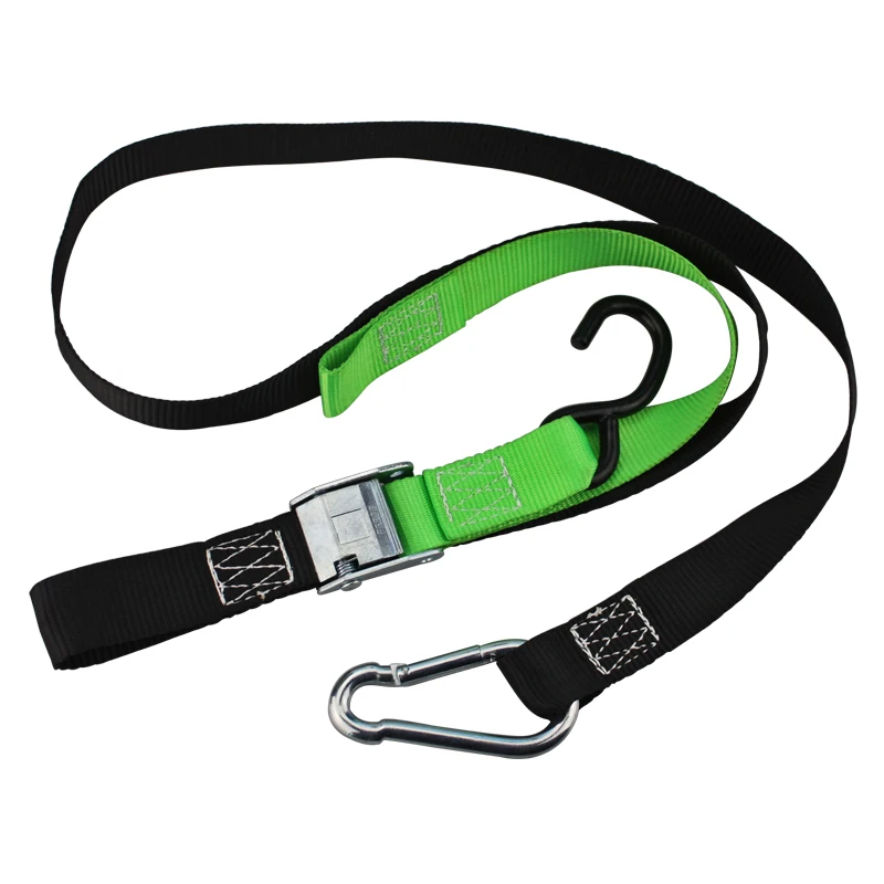 lockable lasso Standardized stronger tensile strength motorcycle track tie down straps