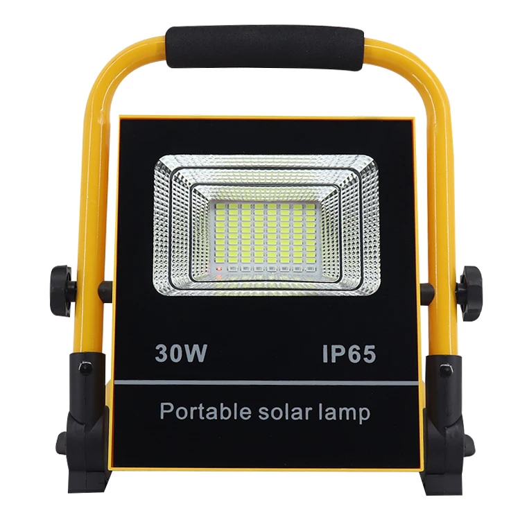 
30W Led Rechargeable Foldable Outdoor Waterproof Warning Camping Solar Work Light 