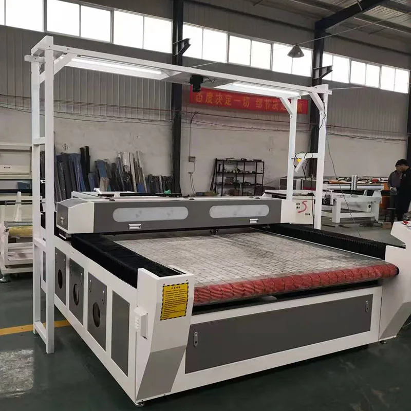 CCD camera Canvas Neylon Straight Knife Flatbed Roller Shade fabric cutting machine