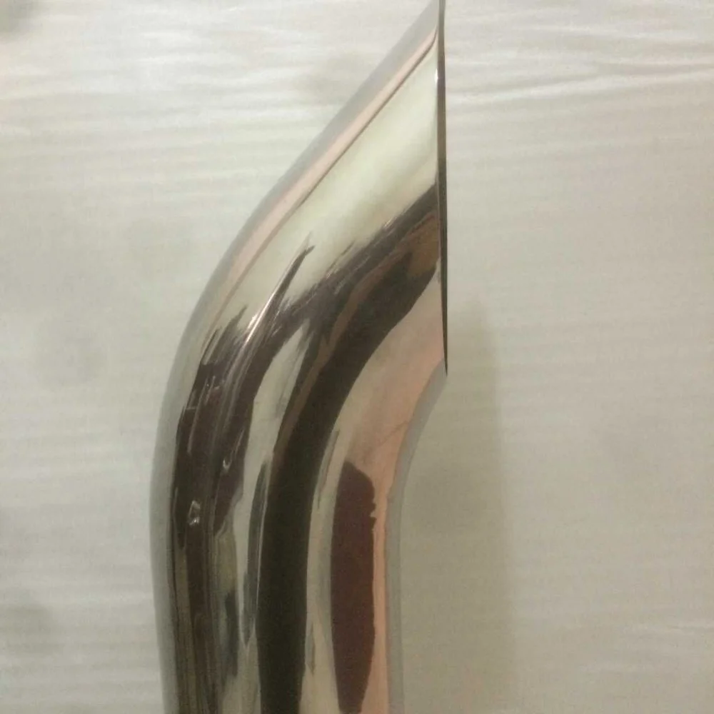 Stainless steel Cut Style Diesel Truck Exhaust Pipe Chrome Stack