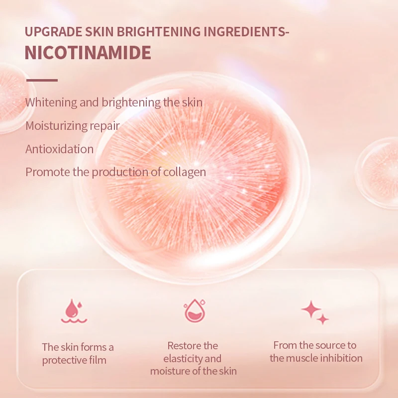 Private Label Niacinamide Gel Moisturizer Brightening Fades Blemishes Dark Spots Winter Moisturizing Cream