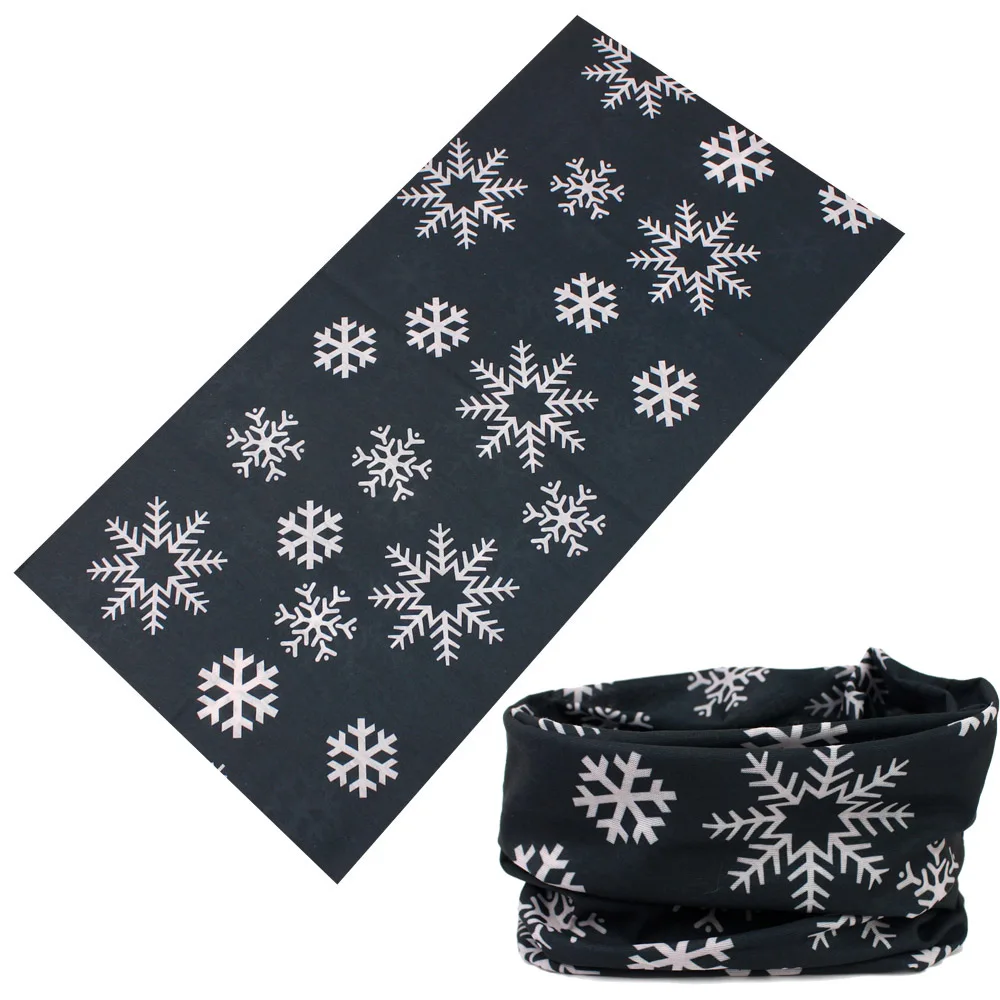 100% Polyester Outdoor Neck Gaiter Multifunctional Adult Cycling Buffs Bandana with Solid Color Style Seamless Head Scarf