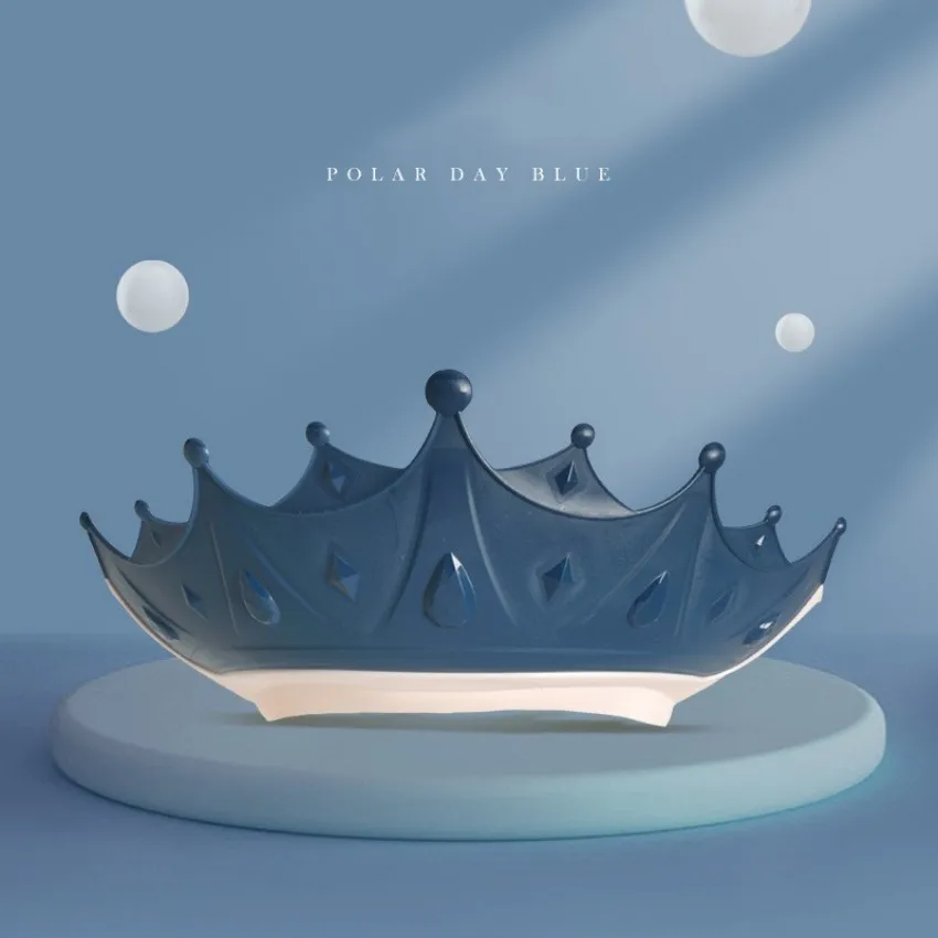 Crown Baby Shampoo  latest Children Wholesale Safe Eye And Ear Protection Artifact Adjustable Waterproof Shower  Bath Hat