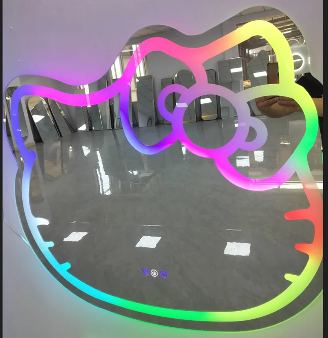 Kitty cat  Smart Bath Mirror a Convenient and Stylish Addition to Your Bathroom Decor