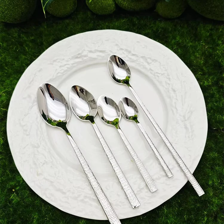 Natural Bone Flatware with Sabre Mother-of-pearl-flatware Bronze 24k Silver Natural Bone Flatware