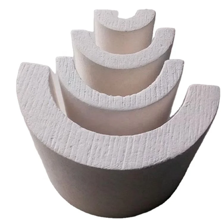 Good thermal high quality Calcium Silicate insulation pipe section