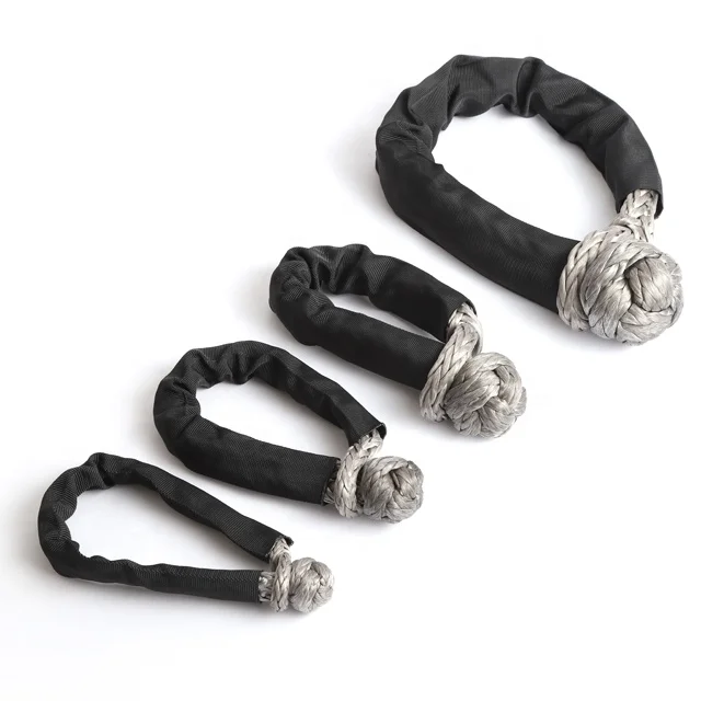 FBR 4x4 off-road synthetic soft shackle 12 strand with protective sleeve for SUV/ATV/UTV/JEEP