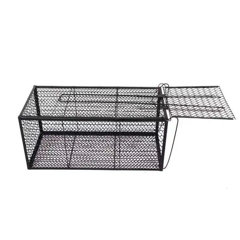 Solid Metal Small Animal Trap Cage Foldable Live Catch Mouse Possum and Squirrel Trap Mosquito Killer