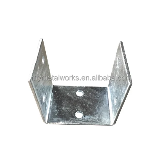 galvanized bolt down post  support