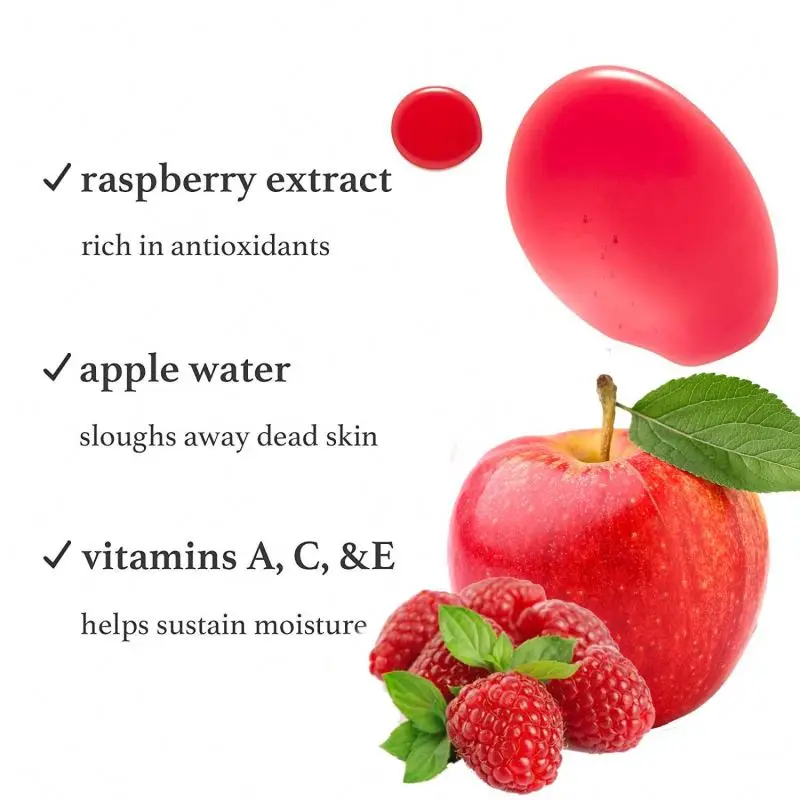 private label custom logo vegan organic natural clear hydrating fruit dry flacky vitamin e fruit plumping lip therapy oil