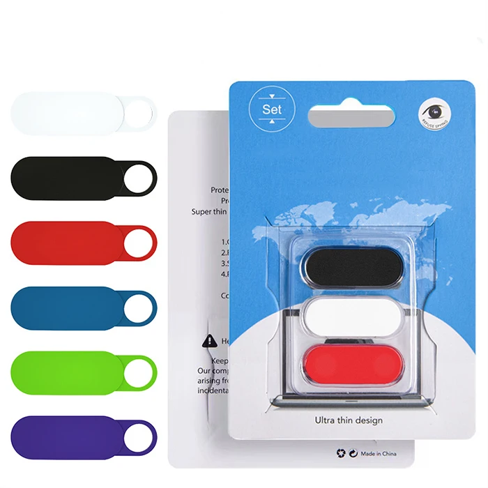 ABS Small Custom Logo Camera Privacy Protection Webcam Covers for Laptop Phone