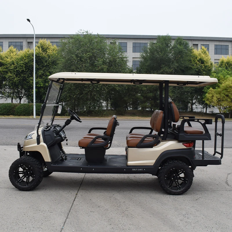 ZYCAR Brand New Designed 6 Seater Electric Golf Cart Battery Operated Factory Price Cool Golf Buggy For Sale