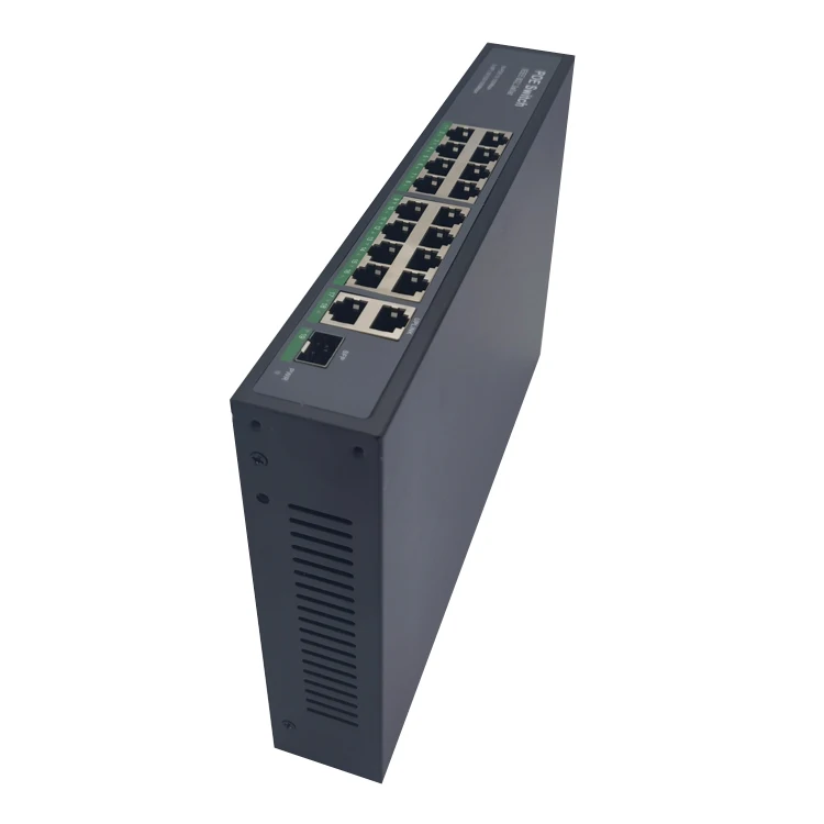 Poe optical switch  Gigabit uplink 1 optical 18 Electric