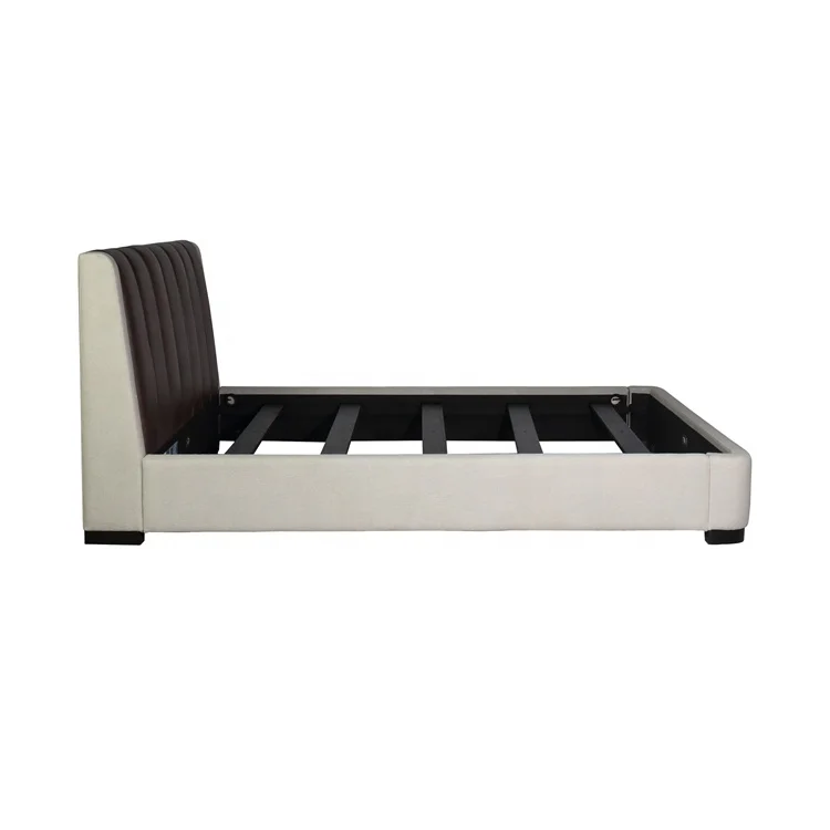 
300000 SKU ODM Shayne Luxury Customize Standard Sizes Room Furniture Bedroom Set Modern Fabric Upholstered Bed 