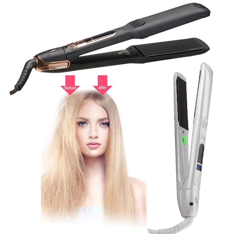 titanium flat iron sparkly irons straighteners hair queen