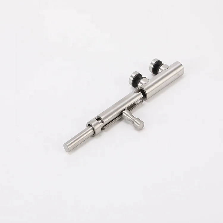 EKOO Stainless Steel Floor Lock Glass Door Stopper Ground Latch for Swimming Frameless Glass Railing Pool Fence