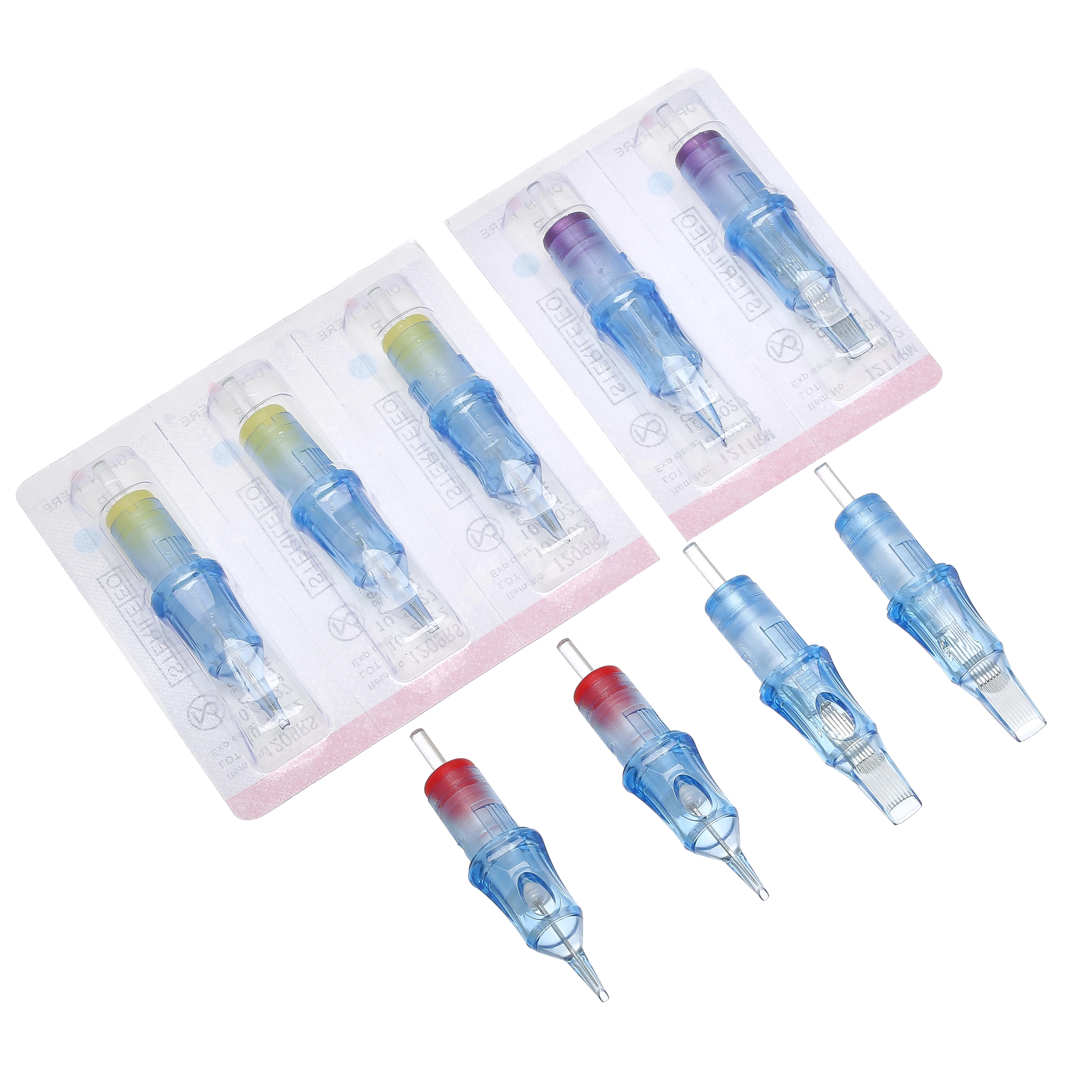 Premium Material Tattoo Cartridge Needle Membrane System 100% EO Gas Package Tattoo Cartridges