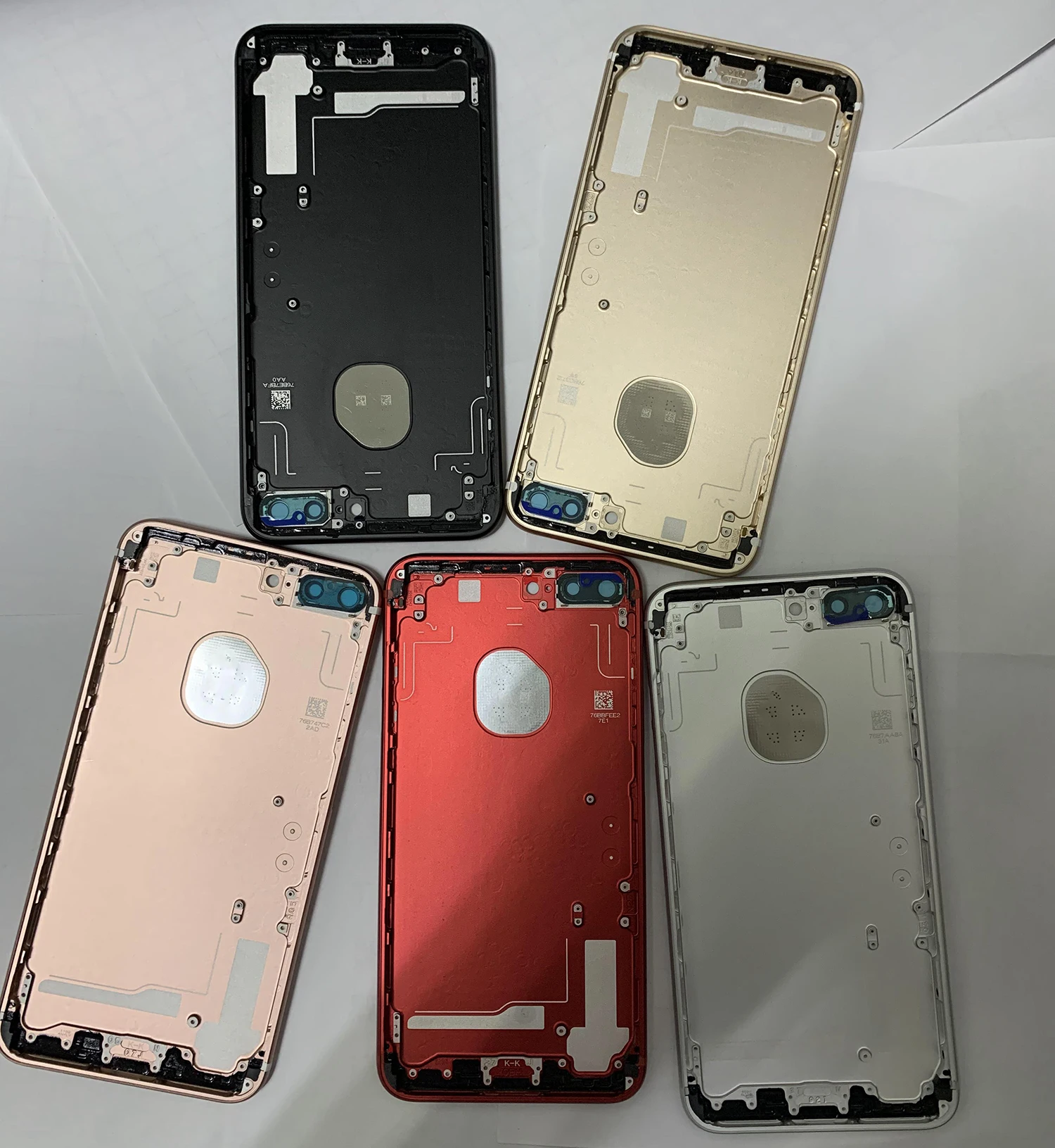  Задняя крышка корпуса задняя оболочка в сборе для Apple Iphone 7 P Plus полная средняя рамка с