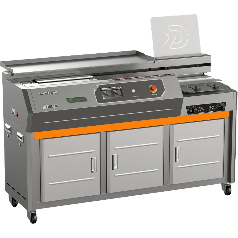 FRONT C80 Automatic Book Binding Machine Electric Hot Melt Glue Binder for Book Binding