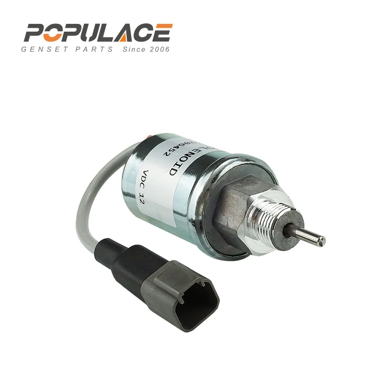 shut off solenoid generator accessories generator parts push pull solenoid 24v 12v cat solenoid valve u85206452