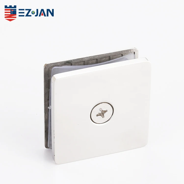 glass fencing square bathroom shower glass door clamp connector