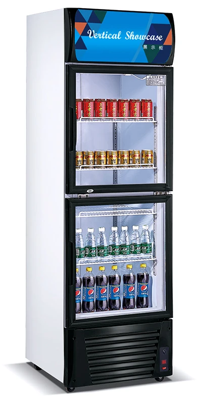 Super market display counter commercial refrigerator showcase