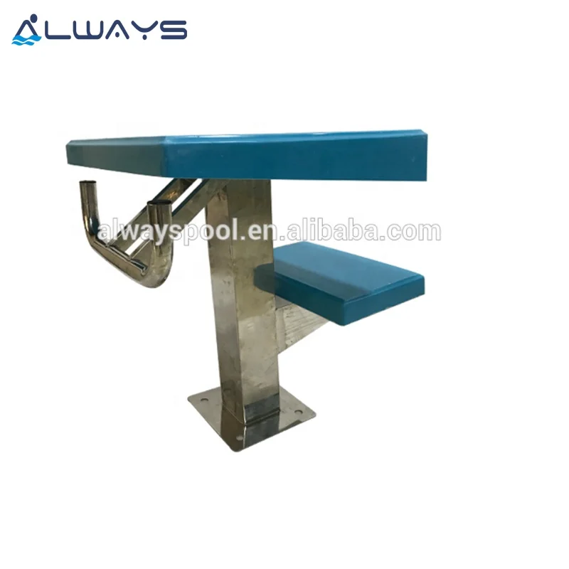 Factory price Competition Standard Two Steps Stainless Steel Swimming Pool Starting Block Diving Board