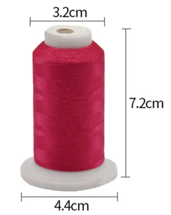 1000M Small Spool  Color 40wt Embroidery Sewing Thread Box
