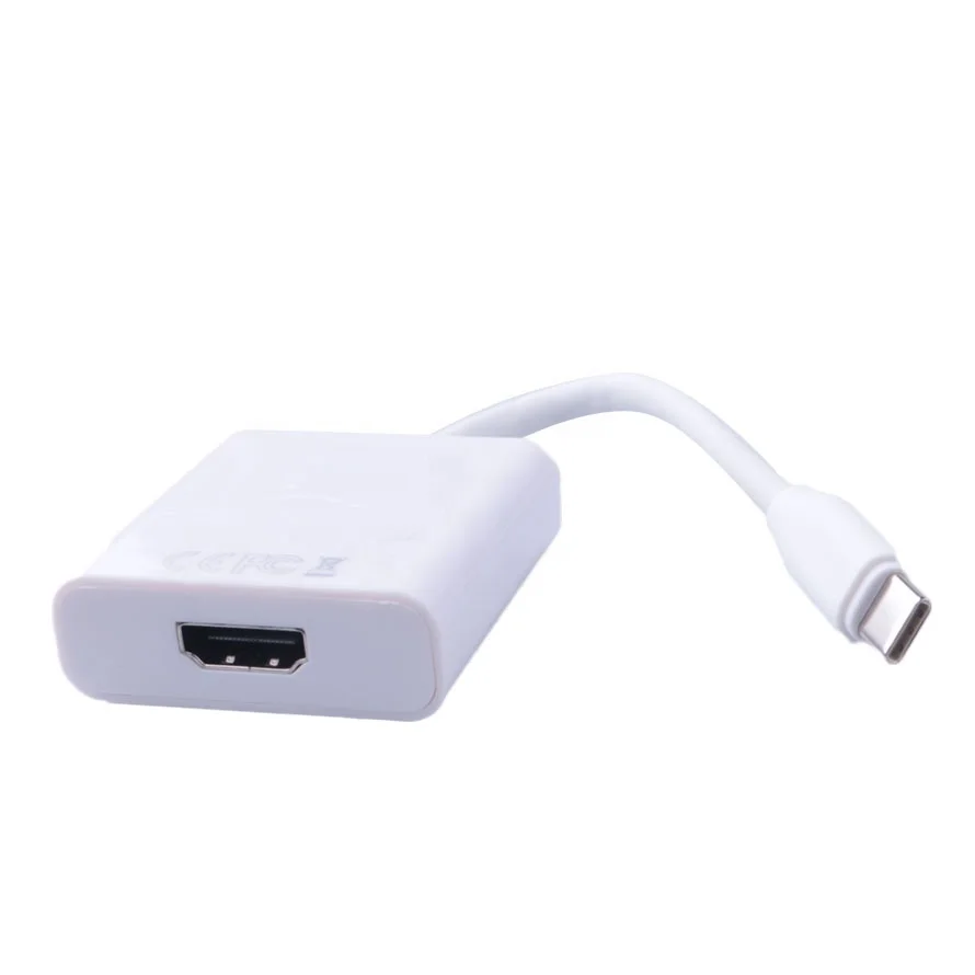 4K Type C to HDMI Adapter USB 3.1 USB-C to HDMI Adapter Male to Female Converter for MacBook Huawei Matebook/Smasung S8