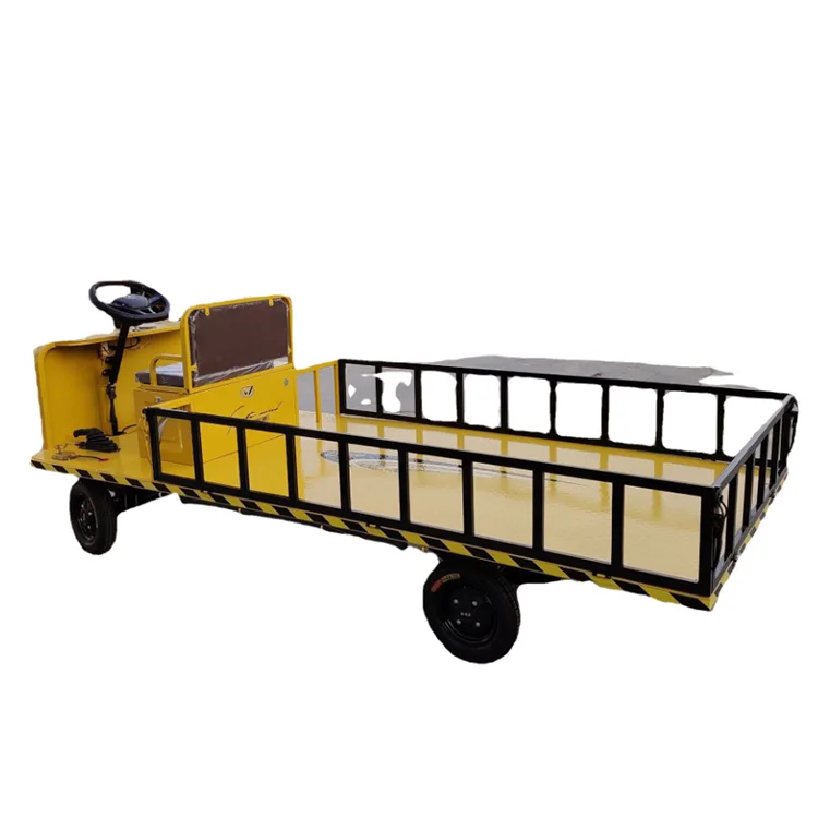 High quality electric pallet transport flat trolley electric trolley for sale