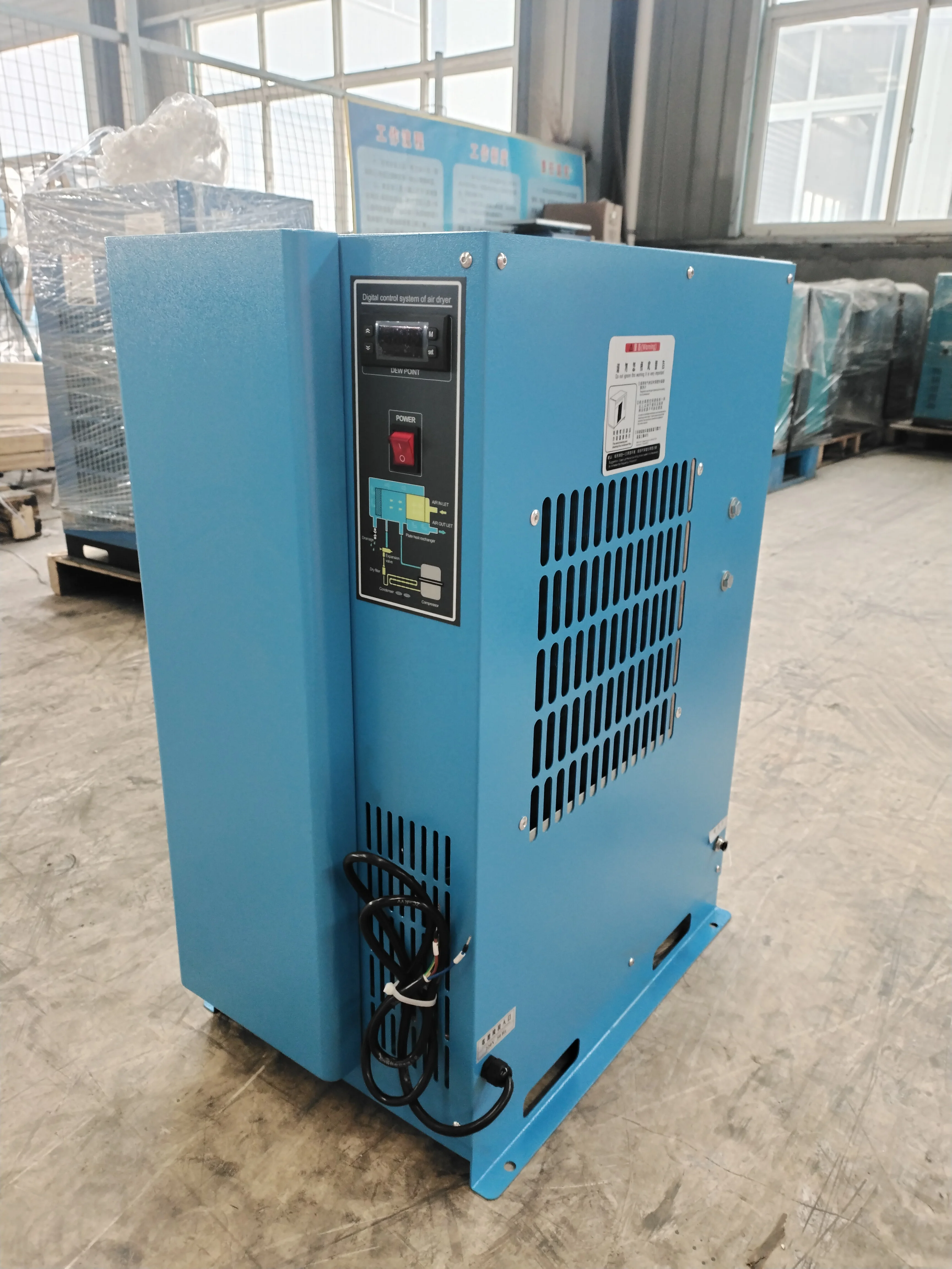 2.6m3/min  Durable Online Store Industrial Vane Compressor Parts 16 bar Screw Air Compressor 15kw Dryer