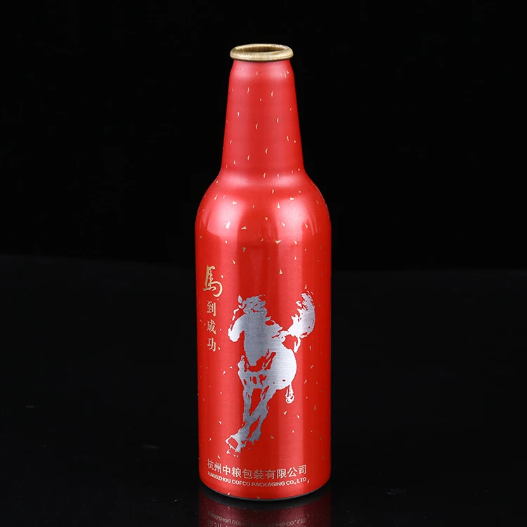 
Hot Sale Empty Aluminum Beer Bottle of Beer 