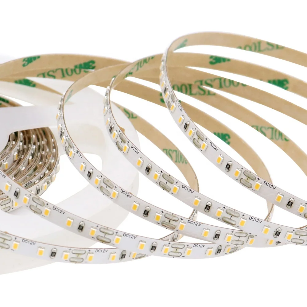 CW NW WW Color temperature Dimmable DC12/24V Rohs ETL CE certification CRI>90 150chips/m use Al profile led strip light