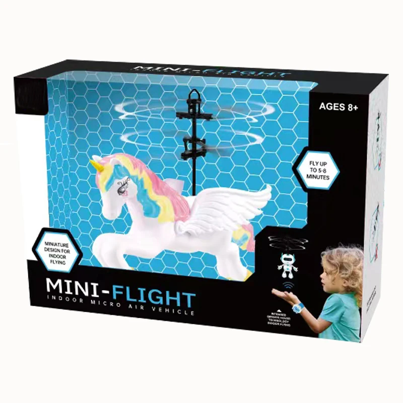 RC Flying Toys Dual Mode Watch Hand Control Helicopter Game Ball Infrared Induction Flying Ball Toys