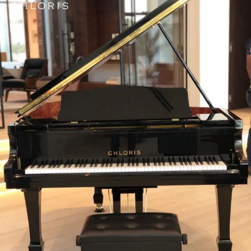 Grand Piano HG-186E black Polish Piano Keyboard with Great Sound