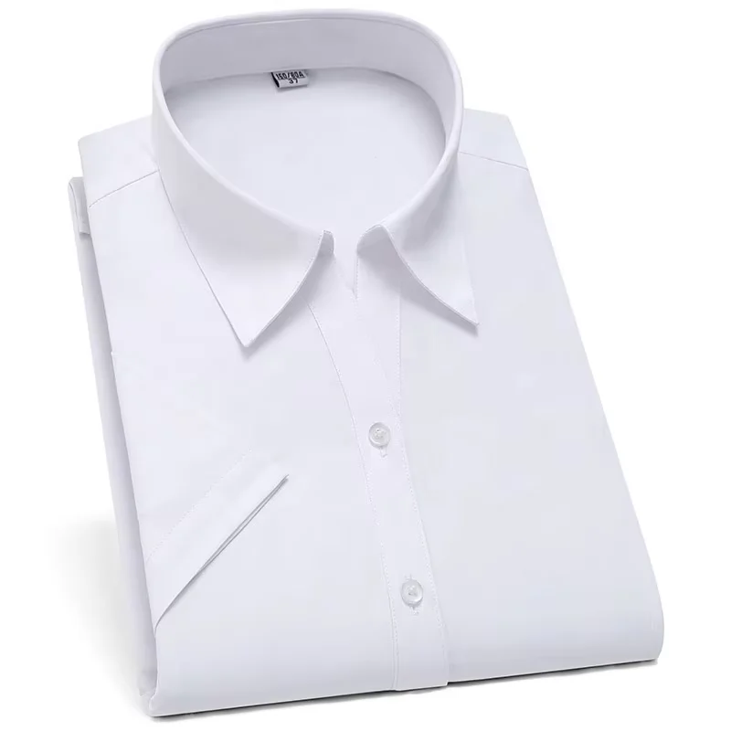 High-End Summer Silk Short-Sleeved Top for Men Formal Dress Brand Comfortable and Stylish Easy to Match Casual Style