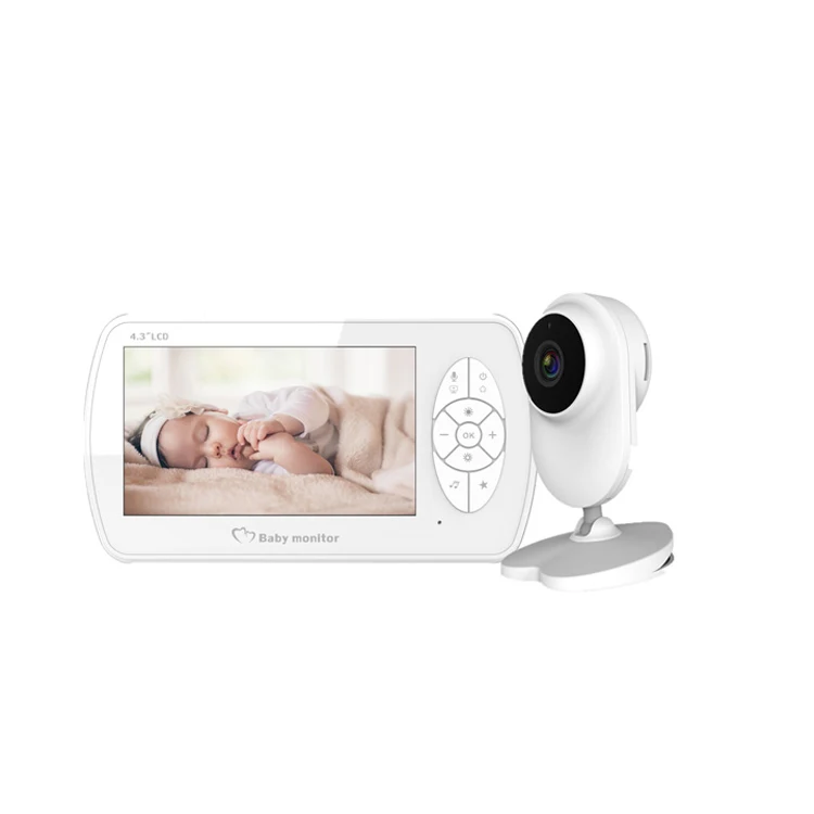 Best Baby Monitor 2021 Smart 1080P Battery Security Nanny Wireless Camera 4.3 Inch Video Talk Back Night Vision Baby Monitor