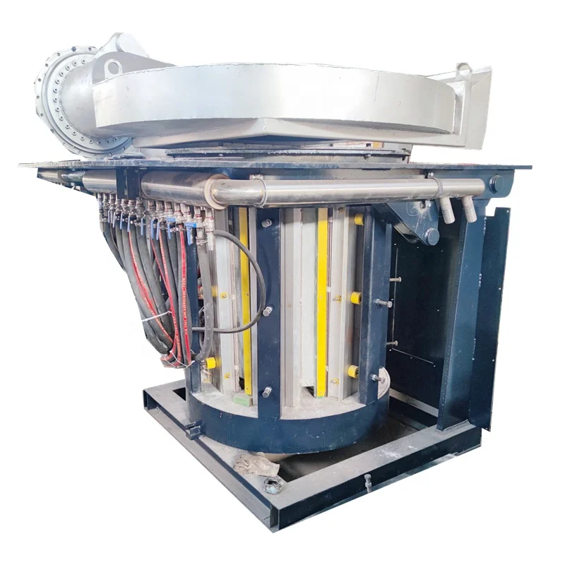 5 tons 2500KW medium frequency electric induction melting furnace steel foundry