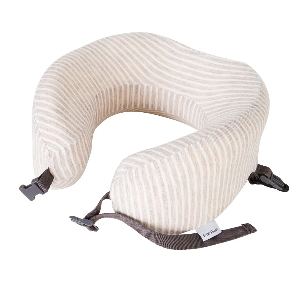 
Christmas gift soft u-shaped memory foam travel neck pillow 