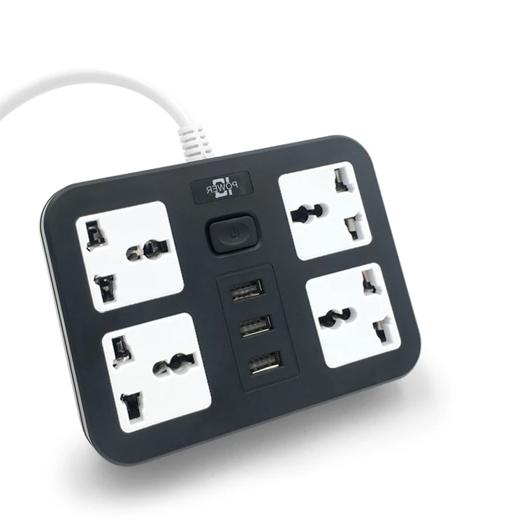 New Fashion T15 Extension Socket Type 4-bit Universal Jack Extension Socket For Travel