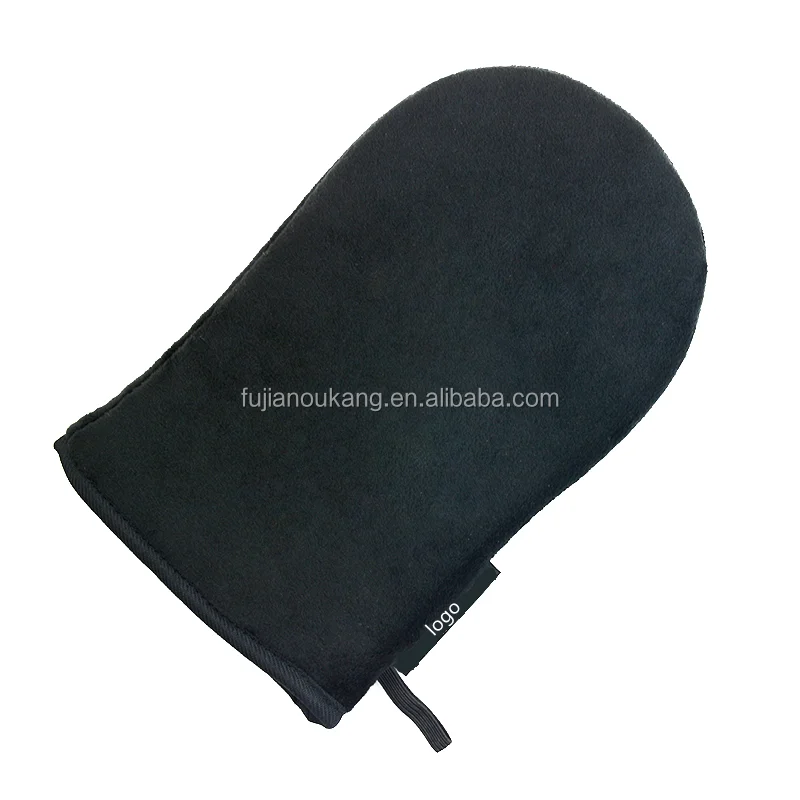 Custom LOGO Private Label Tan Applicator Glove Sunless Tanning Mitt Back