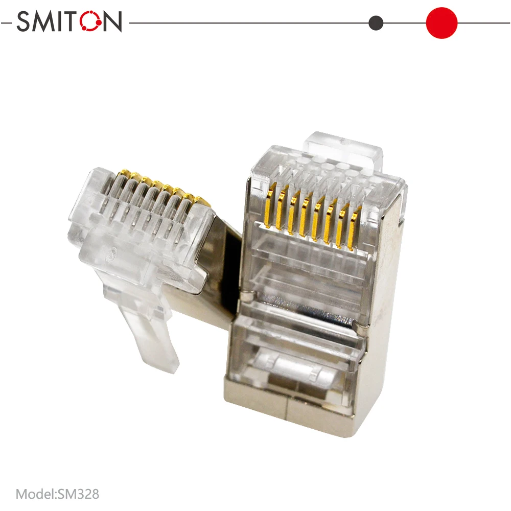 Crystal Head FTP RJ45 Gold-Plated Plug Cable for Network Cable System