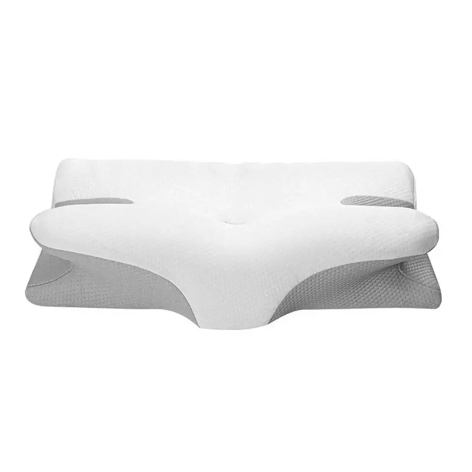 Medical Ergonomic Sleeping Cervical Orthopedic Neck Bed Memory Foam Pillow for Sleeping Custom White OEM 100% Polyester Nonwoven